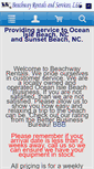 Mobile Screenshot of beachwayrentals.com